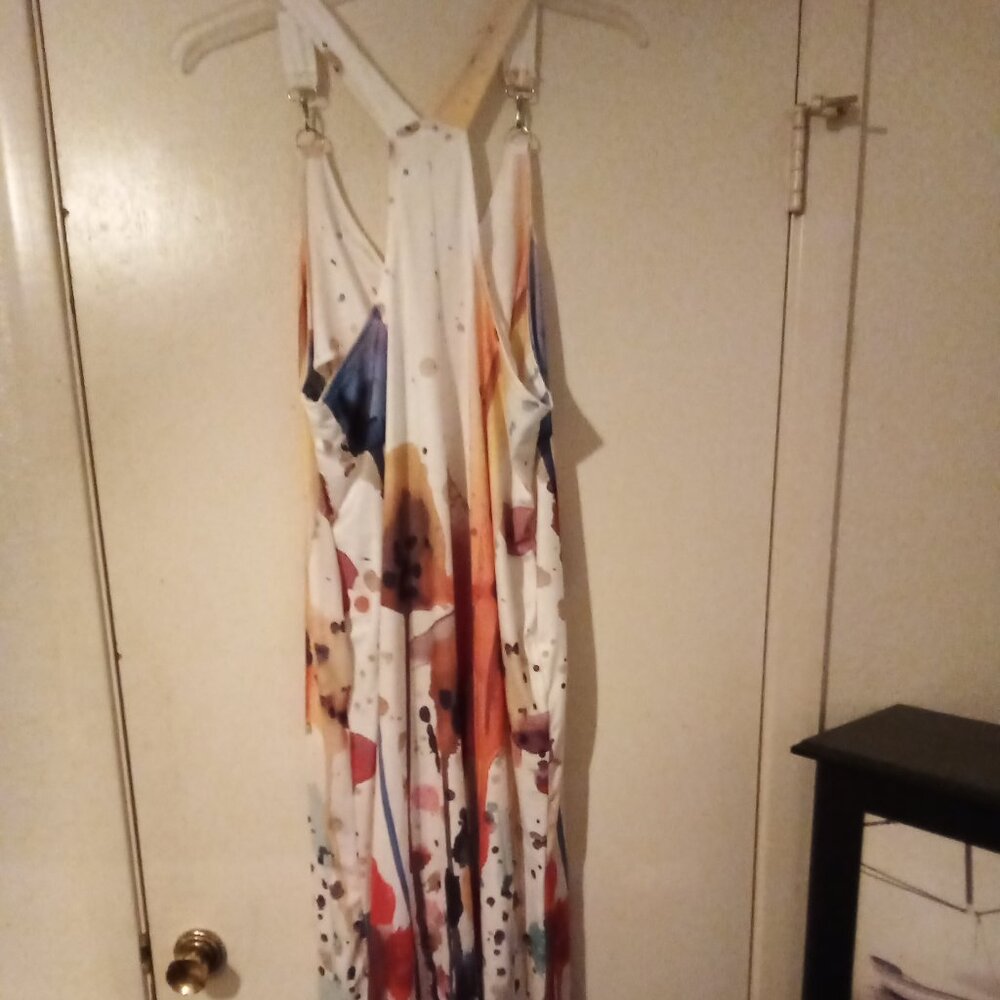 Bird flowered jumpsuit